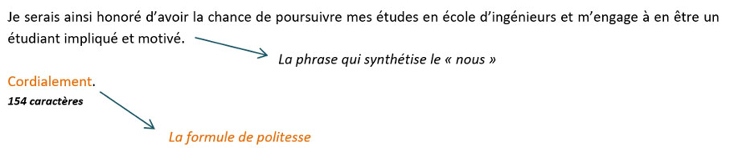 Exemple de conclusion parcoursup