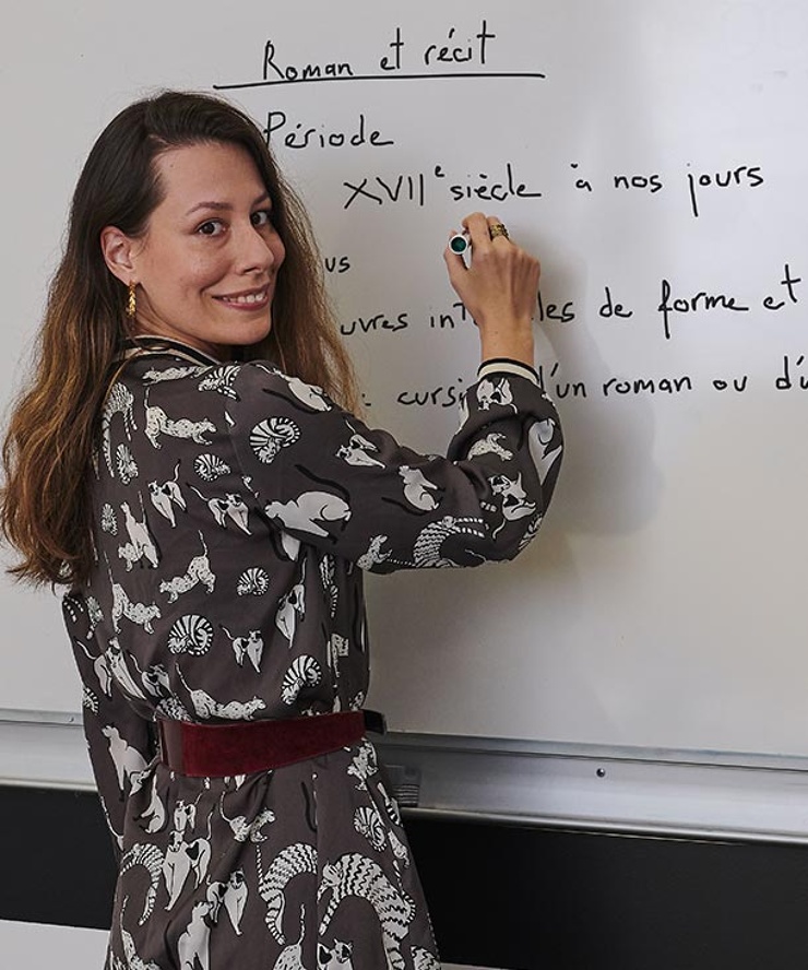 Enseignante Acadomia de français au lycée